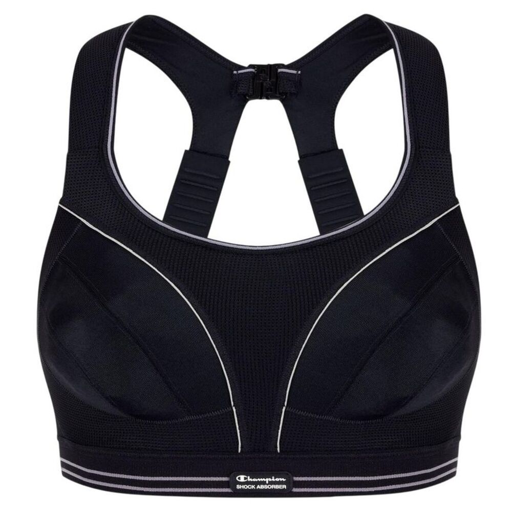 Ultimate Womens/Ladies Shock Absorber Sports Bra / Black